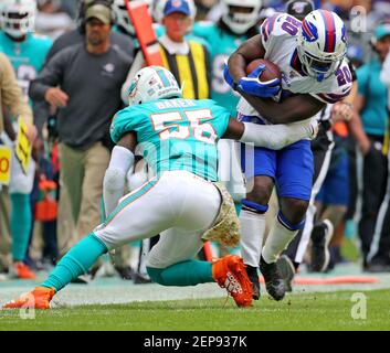 Buffalo Bills wide receiver Frank Gore plunges into the end-zone for a 1  yard gain