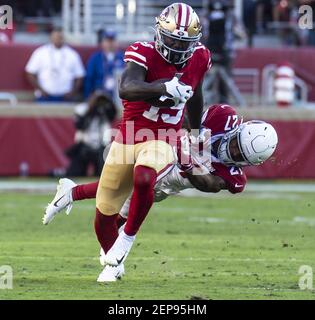 Arizona Cardinals cornerback Kevin Peterson (27) lines up against the Tampa  Bay Buccaneers duri …