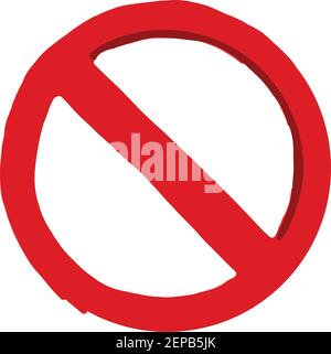 Symbol No gun on white background vector illustration Stock Vector