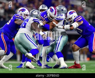 November 28th, 2019:.Buffalo Bills wide receiver Cole Beasley (10) catches  a pass for a touchdown during an NFL football game between the Buffalo Bills  and Dallas Cowboys at AT&T Stadium in Arlington