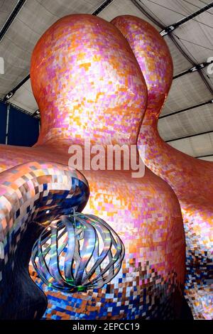 The Body Zone exhibit inside the Millennium Dome, Greenwich, London, England - 27 November 2000 Stock Photo