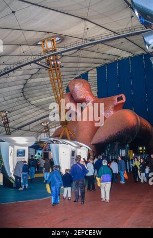 The Body Zone inside the Millennium Dome, Greenwich, London, England - 27 November 2000 Stock Photo