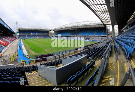 Interior view of Ewood Park, home of Blackburn Rovers in Blackburn, UK on 2/27/2021. (Photo by Conor Molloy/News Images/Sipa USA) Stock Photo