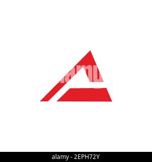 triangle arrow letter g geometric logo vector Stock Vector