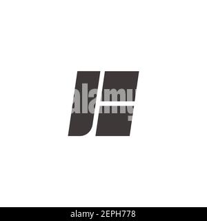 letter b simple geometric flat square boxes logo vector Stock Vector