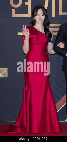 korean actress in red dress This talented Korean/Japanese actress is a vision in crimson couture Where sculptural elegance, power, and sensuality become one timeless statement