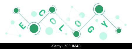 Abstract ecology concept, ecology vector illustration Stock Vector