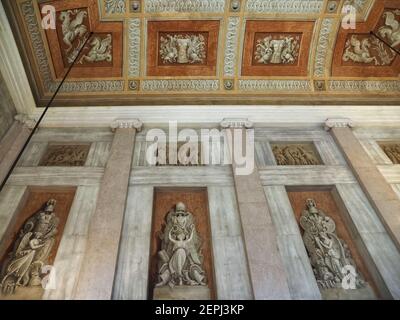 Italian Art inside Museo Correr in Venice - Stock Photo