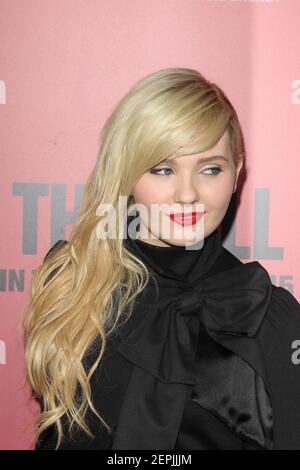 LOS ANGELES, CA - MARCH 05: Abigail Breslin arrives at the premiere of Tri Star Pictures' 'The Call' at the Arclight Theatre on March 5, 2013 in Los Angeles, California.  People:  Abigail Breslin Stock Photo