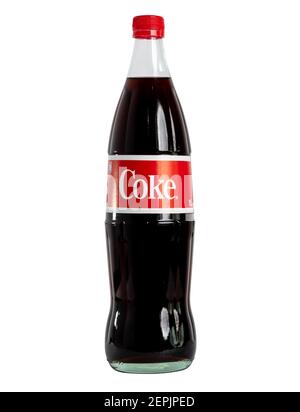 1 LITER Coca-Cola glass bottle, JSDesign