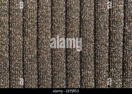 Black and golden textile structure pattern as a background texture Stock Photo