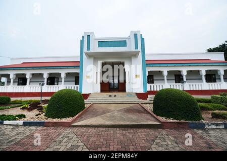 The 1931 King Mutara Rudagigwa palace serves as a musseum gallery, Huye Rwanda. Stock Photo