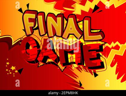 Pc or Console gaming, Gamer related words, quote on Comic book style background. Poster, banner, template. Cartoon explosion expression. Vector illust Stock Vector