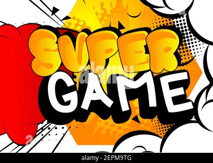 Pc or Console gaming, Gamer related words, quote on Comic book style background. Poster, banner, template. Cartoon explosion expression. Vector illust Stock Vector