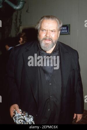 Orson Welles Circa 1982. Credit: Ralph Dominguez/MediaPunch Stock Photo ...