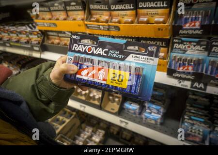 https://l450v.alamy.com/450v/2epmgrw/a-shopper-chooses-a-package-of-rayovac-batteries-on-sale-in-a-store-in-new-york-on-wednesday-january-3-2018-spectrum-brands-holdings-inc-is-reported-to-be-seeking-a-buyer-for-its-battery-and-appliance-units-besides-rayovac-the-business-controls-the-kwikset-black-decker-and-remington-brands-among-others-photo-by-richard-b-levine-2epmgrw.jpg