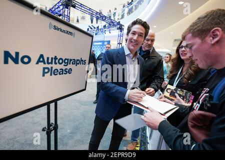 Minneapolis, Minnesota, USA. 31st January, 2018. Sirius XM radio set up at  Mall of America in Minneapolis for Super Bowl 2018 coverage. Copyright:  Gina Kelly/Alamy Live News Stock Photo - Alamy