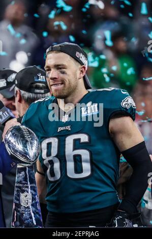 2017 Zach Ertz Philadelphia Eagles Super Bowl LII NFL Jersey Size