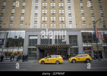 The Row NYC Hotel formerly the Milford Plaza Hotel on Eighth