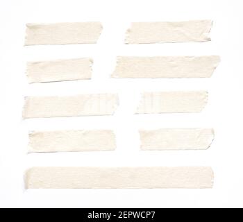 close up of adhesive tape on white background Stock Photo