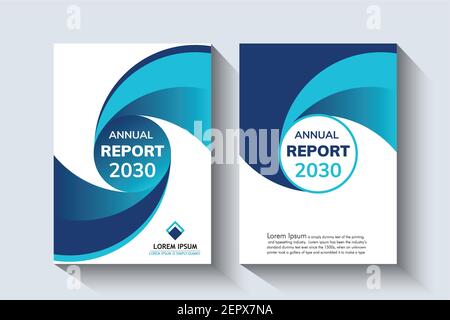 Annual Report Layout Template. This Annual Report template is perfect for the publication of professional annual reports Cover.   For Multipurpose use Stock Photo