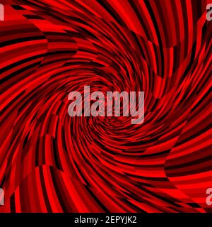 Abstract composition with black and red squares. Psychedelia grayscale art Stock Vector
