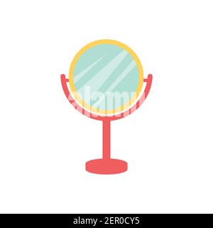 Icon, Mirror. Vector illustration isolated on white background. Stock Vector