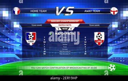 Football Match Program Examples Football match program template on Soccer stadium green grass field ...