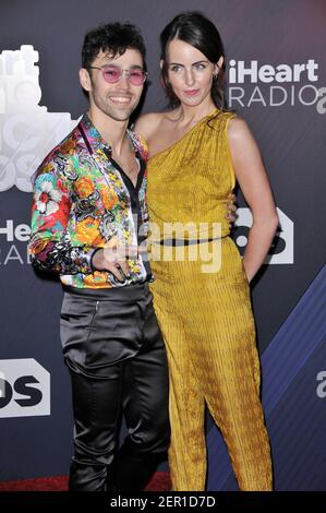 Emily Schneider and Max Schneider at the 2018 iHeartRadio Music Awards ...