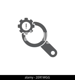 Risk Identification icon, color, line, outline vector sign, linear style pictogram isolated on white. Symbol, logo illustration Stock Vector