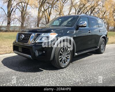 The 2018 Nissan Armada in Platinum Reserve trim is an 8 seat AWD