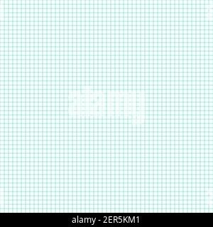 Grid paper. Abstract squared background with blue graph. Geometric pattern for school, wallpaper, textures, notebook. Lined blank isolated on Stock Vector