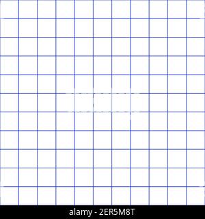 Grid paper. Abstract squared background with color graph. Geometric pattern for school, wallpaper, textures, notebook. Lined blank on transparent Stock Vector