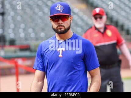 New York Yankees infielder Isiah Kiner-Falefa, right, is greeted by manager  Aaron Boone during a spring training baseball workout, Monday, March 14,  2022, in Tampa, Fla. (AP Photo/John Raoux Stock Photo 