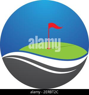 Golf logo template vector illustration icon design Stock Vector