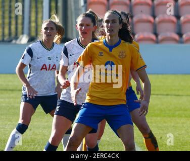 Barnet, United Kingdom. 28th Feb, 2021. EDGWARE, ENGLAND - FEBRUARY 28: Jill Scott of Everton Ladies (on Loan from Manchester City) during Barclays FA Women's Super League between Tottenham Hotspur and Everton at The Hive Stadium, Barnet UK on 28th February 2021 Credit: Action Foto Sport/Alamy Live News