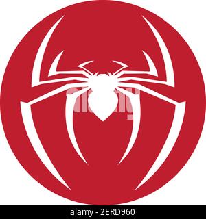 Spider logo template vector icon illustration design Stock Vector