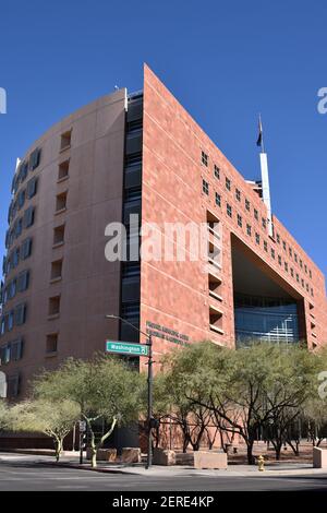 Phoenix Municipal Court building in downtown Phoenix Arizona Stock Photo