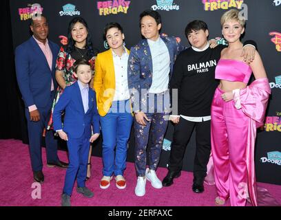 L-R: Actors Kahyun Kim, Jason Maybaum, Marlowe Percival, Ricky He and