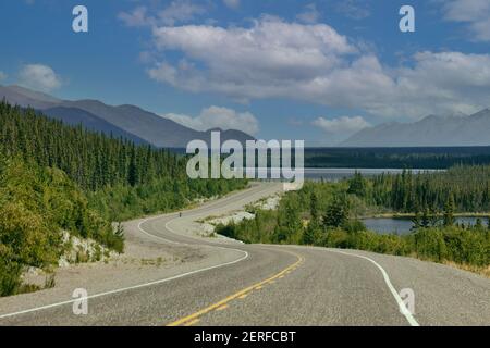 The James Dalton Highway. Stock Photo