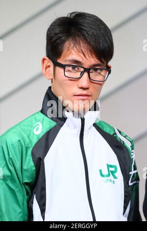 Shiga, Japan. 28th Feb, 2021. Masaki Sakuda Marathon : 2021 Lake Biwa Mainichi Marathon award ceremony in Shiga, Japan . Credit: Naoki Nishimura/AFLO SPORT/Alamy Live News Stock Photo