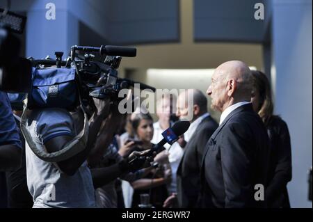 WASHINGTON, DC AUG 15: Sir Ben Kingsley attends the Special Washington DC Screening of Metro Goldwyn Mayer Pictures' Operation Final in the The Meyerhoff Theater at The United States Holocaust Memorial Museum on August 15th, 2018 in Washington, DC. (Kris Connor/Sipa USA)