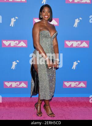 Juliet 'Juju' Casteneda walking on the red carpet at The 2018 MTV Video