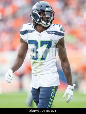 September 09, 2018: Seattle Seahawks defensive tackle Quinton Jefferson (99)  during the third quarter of an NFL matchup between the Seattle Seahawks and  the Denver Broncos at Broncos Stadium at Mile High