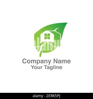 Abstract real estate agent logo icon vector design. Rent, sale real estate vector logo, House cleaning.EPS 10 Stock Vector