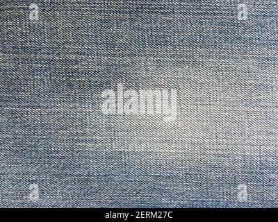 Blue jeans texture background with copy space for design Stock Photo