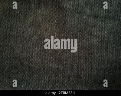 Black denim texture background with copy space for design Stock Photo
