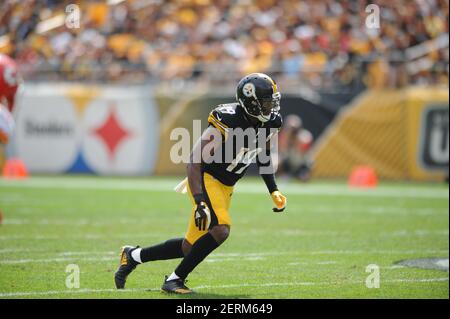 September 16th, 2018: Steelers #19 JuJu Smith-Schuster and Kareem Hunt #27  during the Pittsburgh Steelers vs Kansas City Chiefs game at Heinz Field in  Pittsburgh, PA. Jason Pohuski/(Photo by Jason Pohuski/CSM/Sipa USA