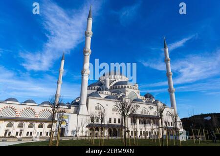 Camlıca Mosque in Istanbul. Turkey. Stock Photo