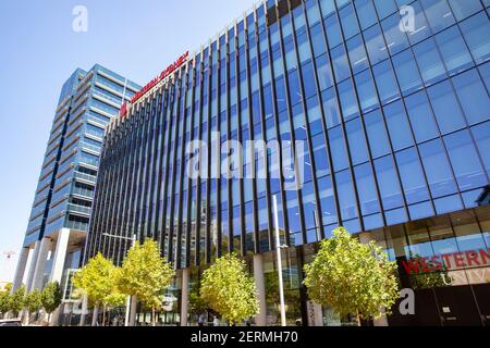 Western Sydney university building in Parramatta Sydney,Australia Stock Photo